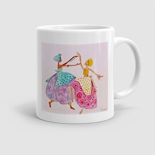 Caneca - Tema Afro-brasileiro "As Baianas" 58