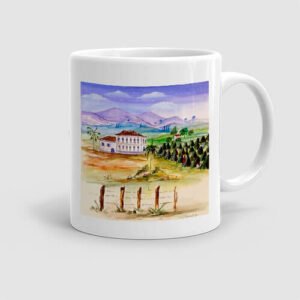 Caneca - Tema Natureza Aquarelas 14